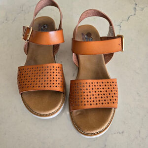 Women's BOBS from Skechers Brown & White Sandals Size 7